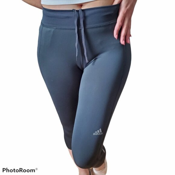 Adidas Climalite Grey Capri Leggings - Picture 4 of 4